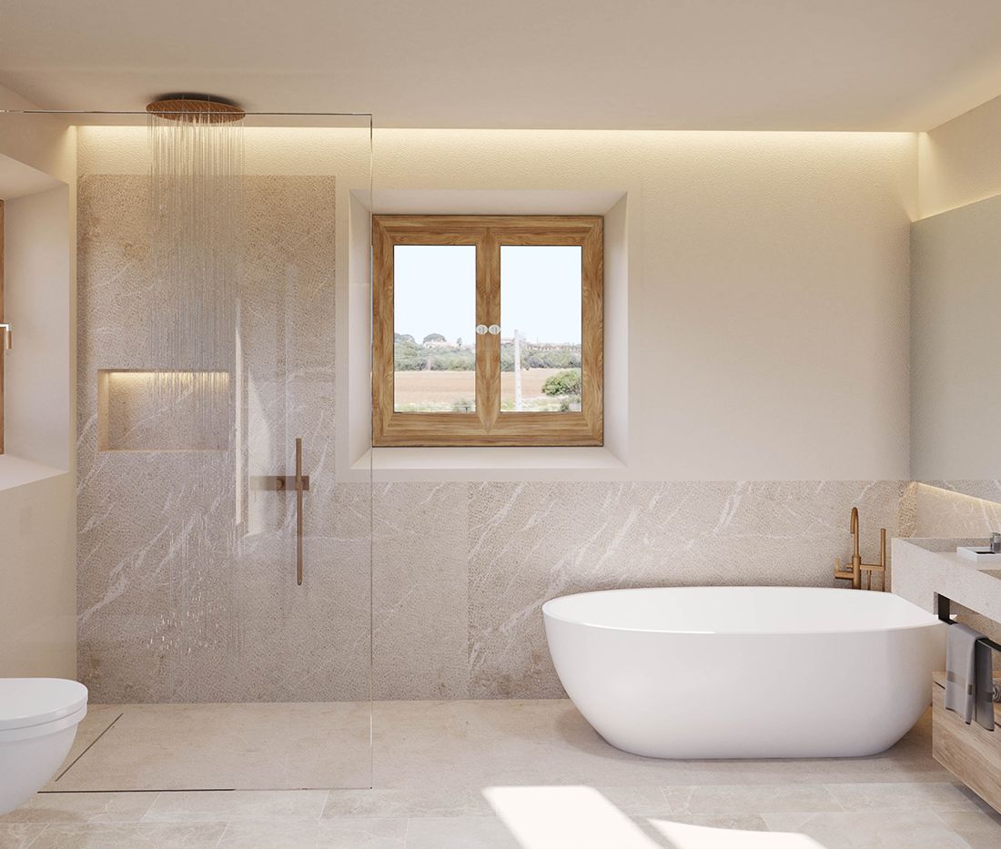 ODS Construcción & Promoción baño de 192 y 193 Pol. Ses Salines