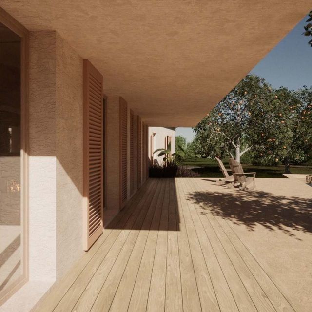 casa con piscina en Rebella, Campos